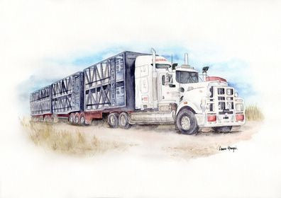Custom commission painting by Laura Hamzic