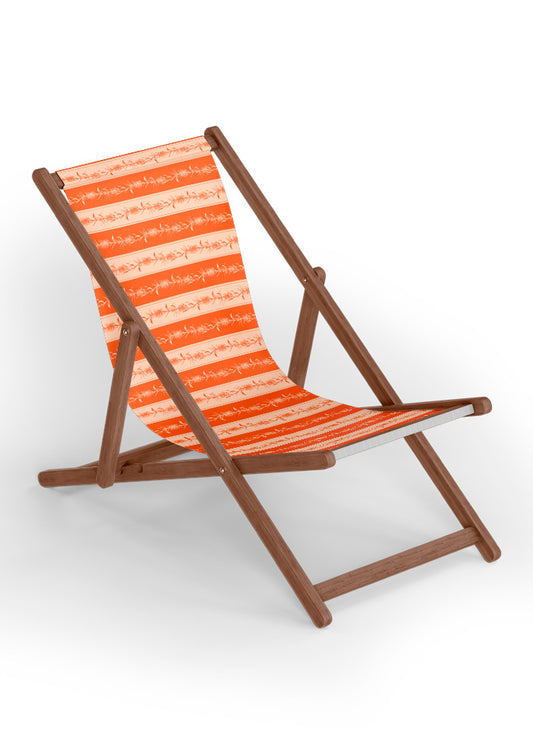 Bottle Brush Pinstripe - Orange