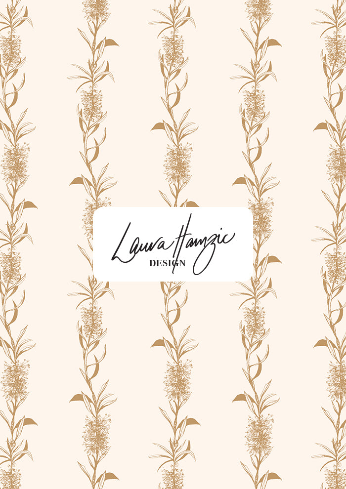 Bottle Brush Stripe - Gold