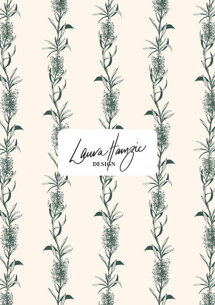 Bottle Brush Stripe - Green