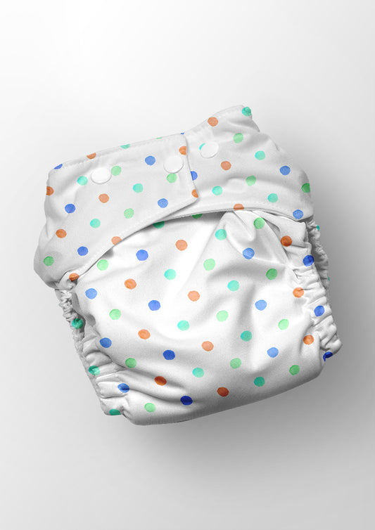 Confetti Spot - Blue, Teal, Orange