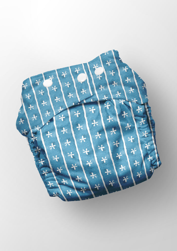 Dancing Daisies - Denim