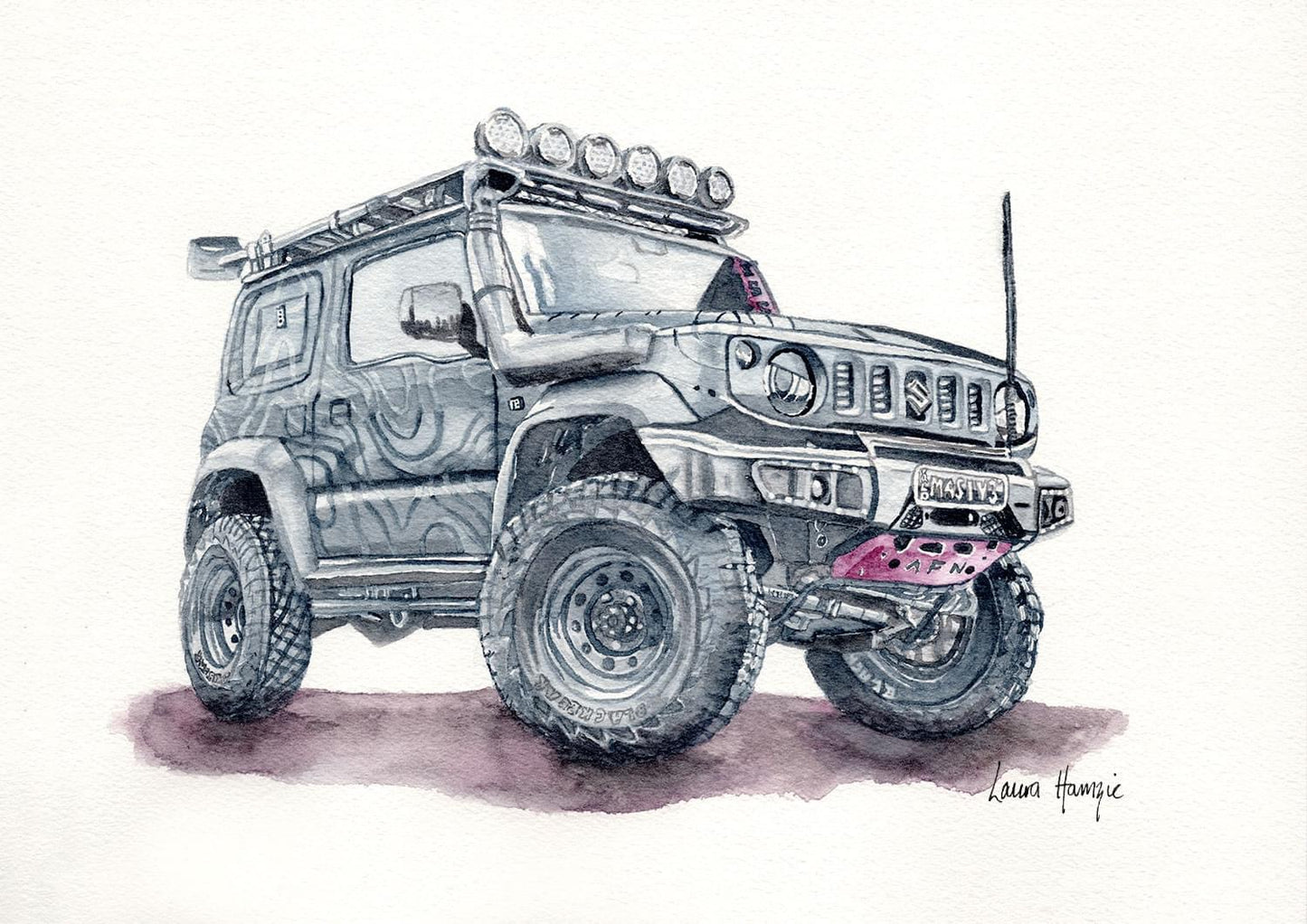 Custom Commissions in Watercolour & Acrylic