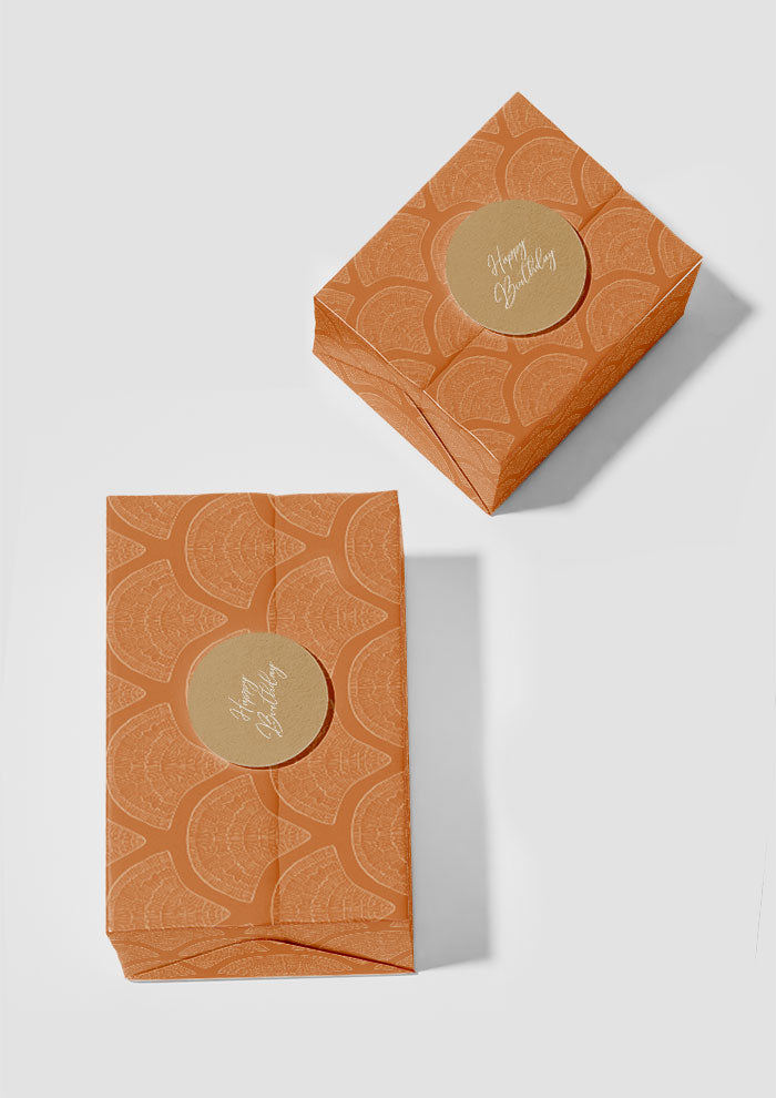 Filigree Fans - Orange