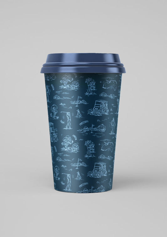 Golfing Days - Blue on Navy