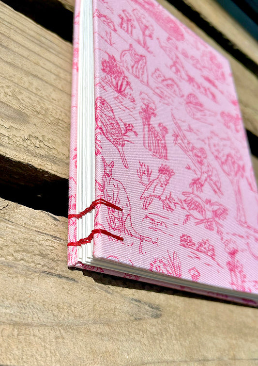 A5 sketchbook featuring Outback Crew hand-made in Australia by Artist Laura Hamzic