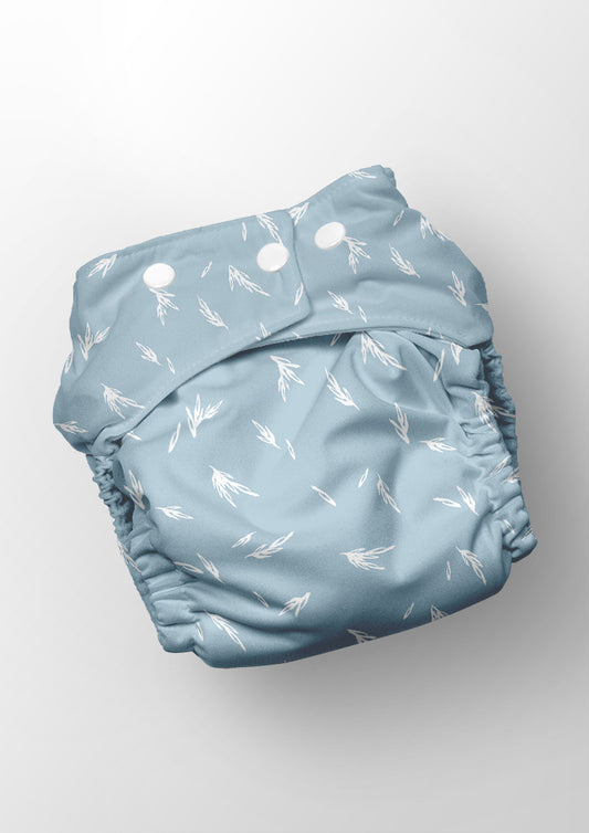 Leaf Drift - Dusty Blue