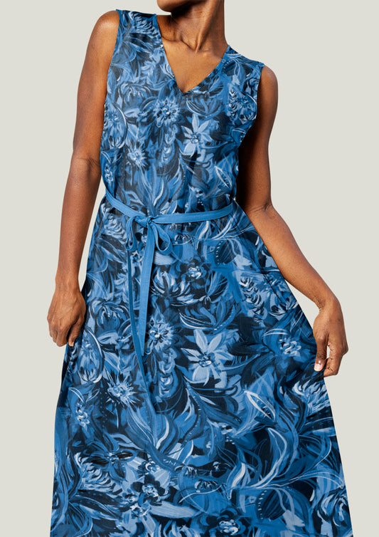 Midnight Bloom - Blue