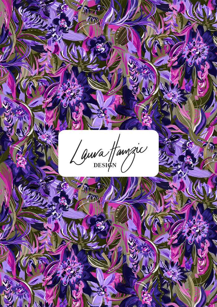 Midnight Bloom - Purple
