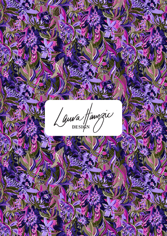 Midnight Bloom - Purple