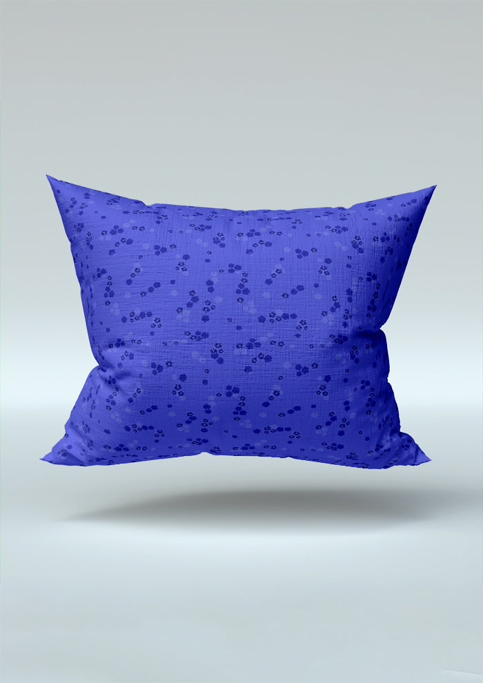 Cushion mockup featuring the Speckled Blooms pattern by Laura Hamzic, Australian surface pattern designer