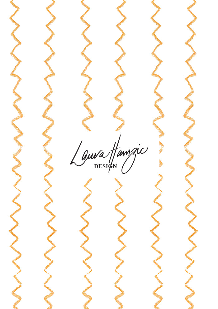 Large-scale Stitch in Time pattern by Laura Hamzic, Australian surface pattern designer