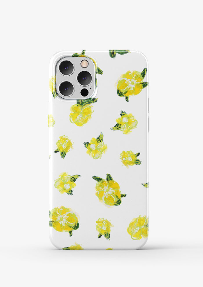 Fun phone case pattern design by Laura Hamzic - Sun Sprinkle artwork
