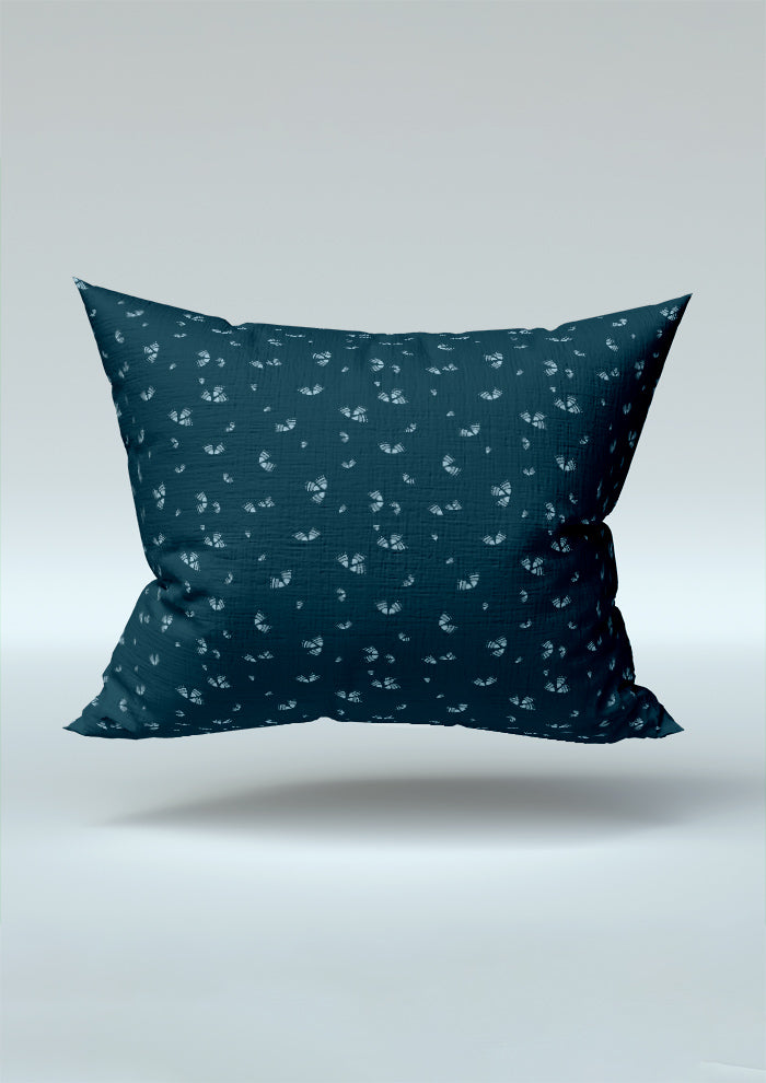 Australian cushion pattern design by Laura Hamzic - Wanderbloom features playful watercolour eucalypt blossoms scattered organically across the surface