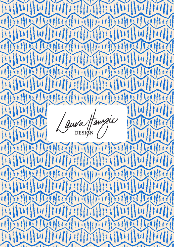 Zig Zag Track surface pattern – sketchy hand-drawn zig-zags inspired by bushwalks and childhood adventures. Coloured pencil texture, playful Australian pattern design, bold kidswear fabric, bedding, swimwear, and children’s products.