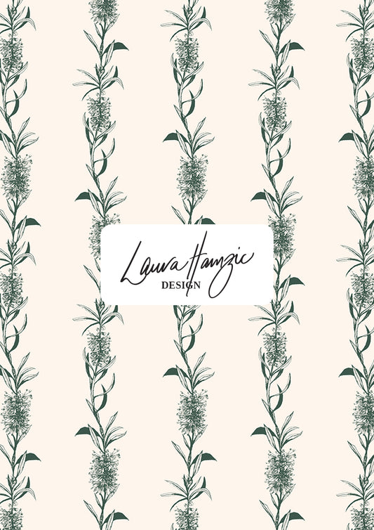 Bottle Brush Stripe - Green
