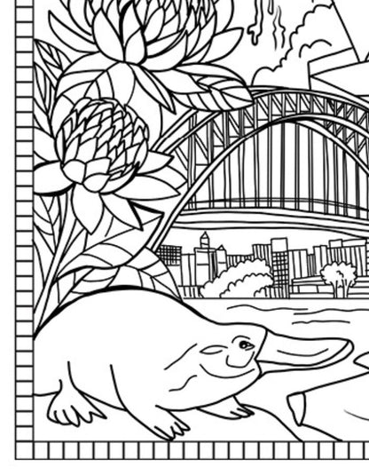 Free New South Wales Colouring Page