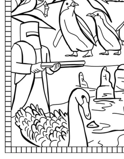 Free Victoria Colouring Page