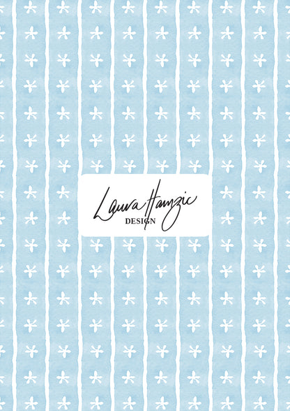Pattern by Laura Hamzic - Australian Designer - Dancing Daisies - watercolour pattern with cutout daisies