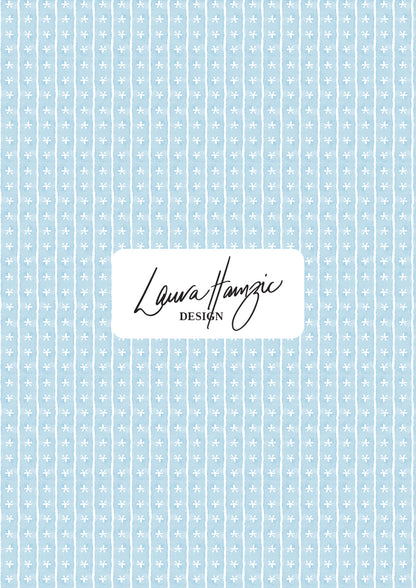 Pattern by Laura Hamzic - Australian Designer - Dancing Daisies - watercolour pattern with cutout daisies