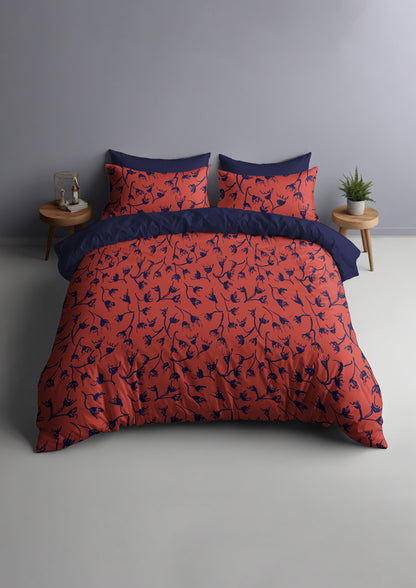 Dress with playful cascading eucalypt pattern design by Laura Hamzic - Australian surface pattern designer 