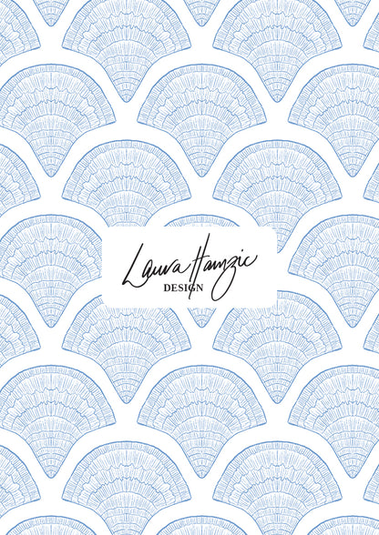 Filigree Fans - Blue