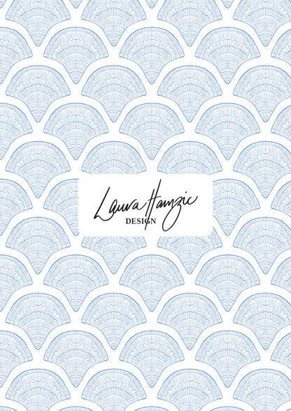 Filigree Fans - Blue