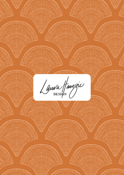 Filigree Fans - Orange