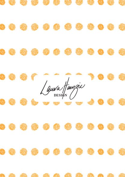 Large-scale Grandma's Buttons pattern by Laura Hamzic, Australian surface pattern designer