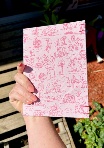 Watercolour sketchbook with Outback Crew Aussie animal design, perfect for drawing and painting