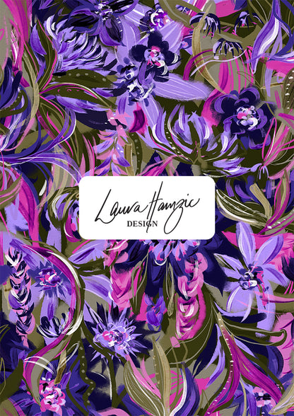 Midnight Bloom - Purple