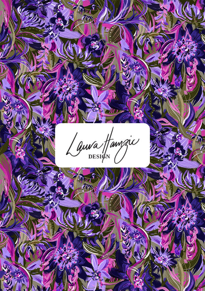 Midnight Bloom - Purple