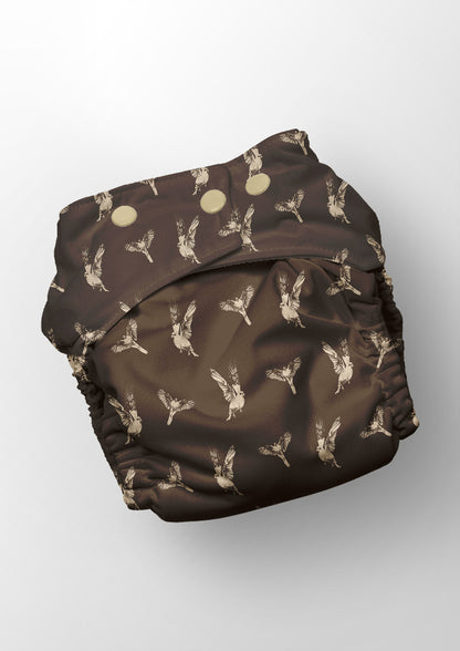 Mulga Parrot Murmurs - Chocolate Brown