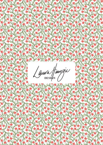 Overgrown Garden textile design featuring trailing watercolour flowers — spring fashion print by Australian surface pattern artist.