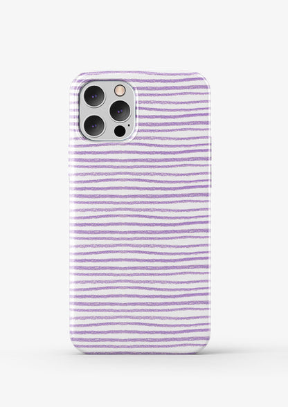 Phone case mockup showcasing the Plough Lines pattern by Laura Hamzic, Australian surface pattern designer