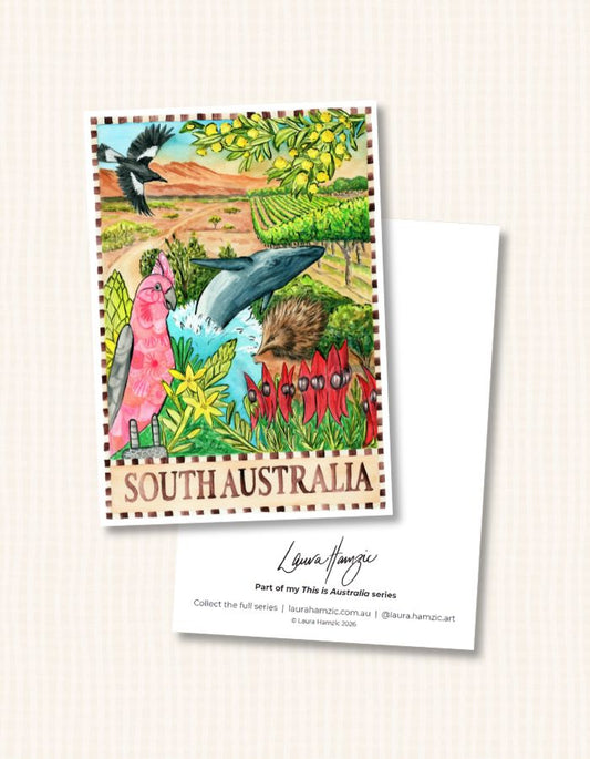 SA souvenir postcard perfect for travel keepsakes or gifting