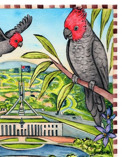 Canberra Australia gift print perfect as a keepsake from the capital