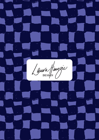 Painterly Pattern design by Laura Hamzic - Sketchy Squares bring a playful style to any surface