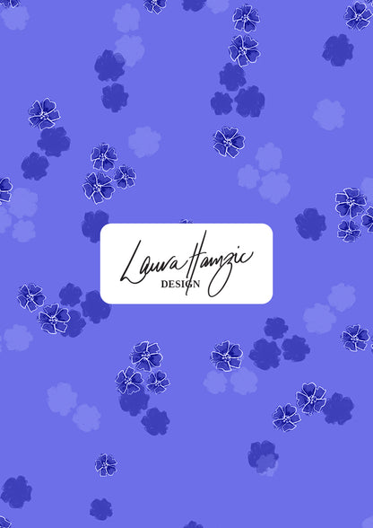 Large-scale Speckled Blooms pattern by Laura Hamzic, Australian surface pattern designer