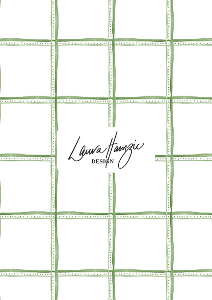 Hand-illustrated watercolour check design — Spring Squares pattern by Australian surface pattern designer