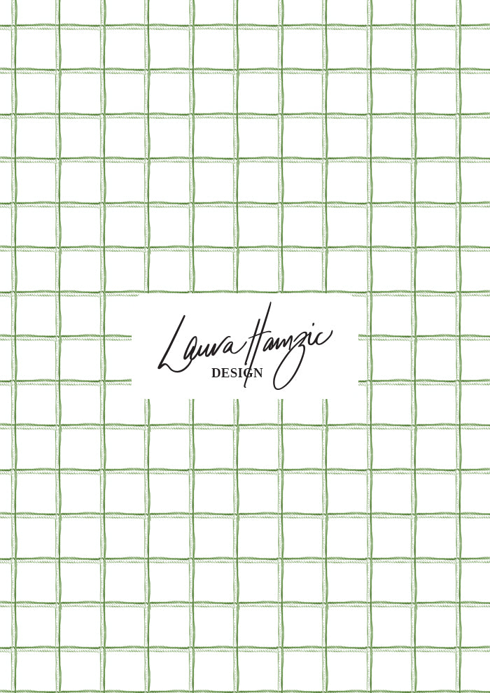 Hand-illustrated watercolour check design — Spring Squares pattern by Australian surface pattern designer