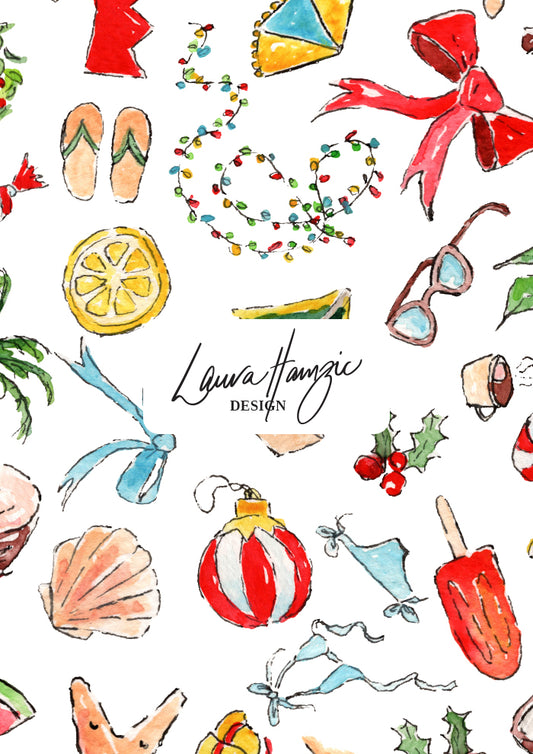 Summer Christmas - White