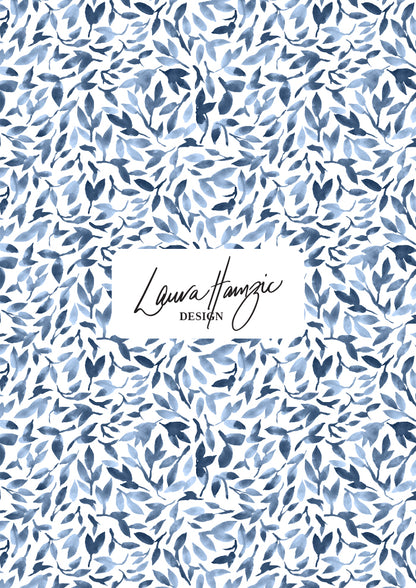 Tangled Leaves - Indigo