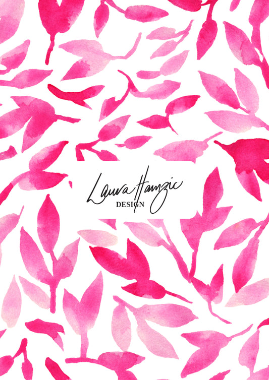 Tangled Leaves - Pink