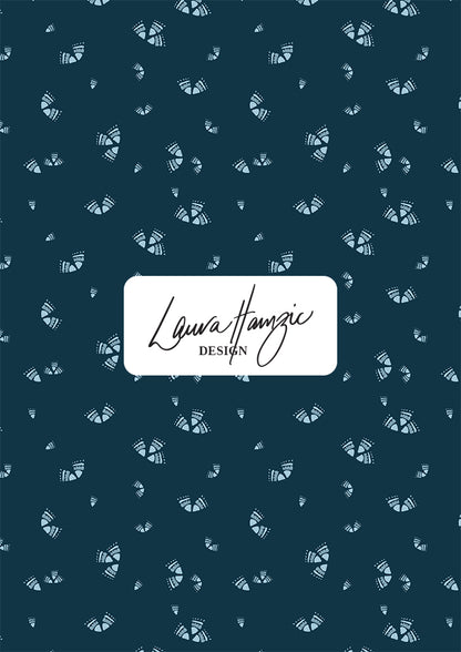 Australian pattern design by Laura Hamzic - Wanderbloom features playful watercolour eucalypt blossoms scattered organically across the surface
