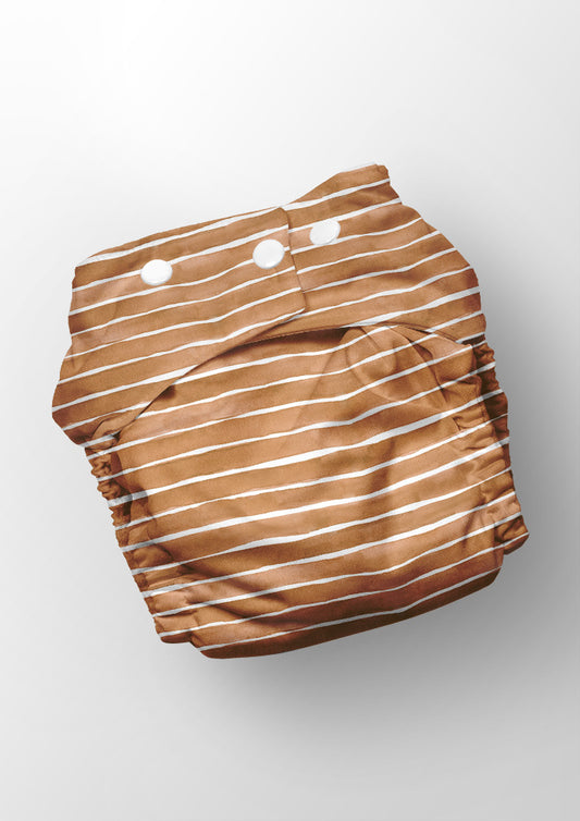 Washed Stripe - Tan