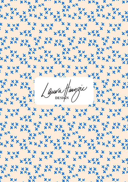 X Marks the Spot surface pattern – bold pencil-drawn X shapes inspired by make-believe treasure hunts and secret bush maps. Playful Australian kidswear fabric design, sketchy graphic texture, adventurous children’s pattern for clothing, accessories, and swimwear. Australian Surface Pattern Design