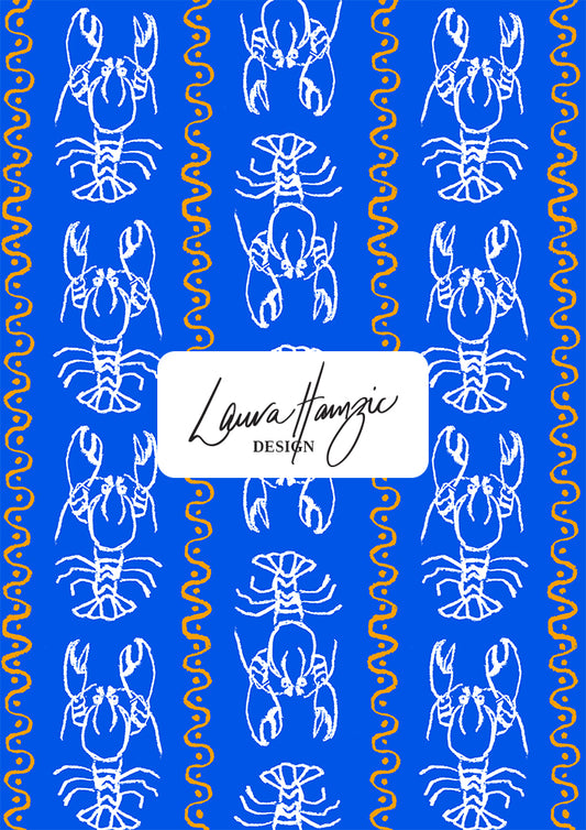 Yabby Races - White, Orange & Blue