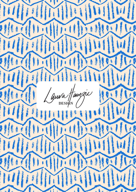 Zig Zag Track surface pattern – sketchy hand-drawn zig-zags inspired by bushwalks and childhood adventures. Coloured pencil texture, playful Australian pattern design, bold kidswear fabric, bedding, swimwear, and children’s products.
