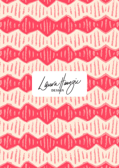 Zig Zag Track surface pattern – sketchy hand-drawn zig-zags inspired by bushwalks and childhood adventures. Coloured pencil texture, playful Australian pattern design, bold kidswear fabric, bedding, swimwear, and children’s products.